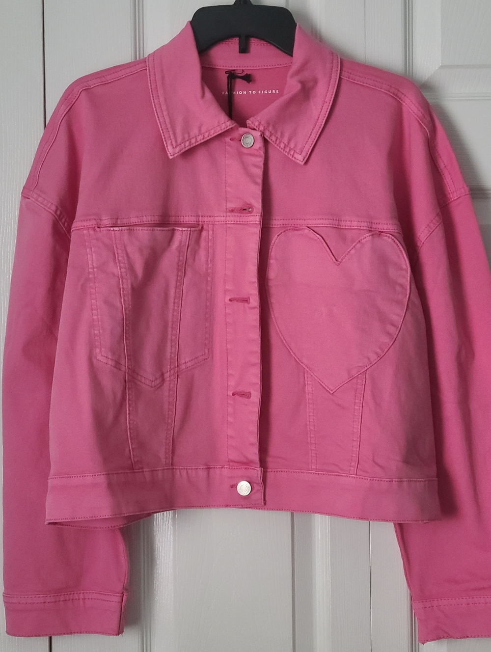 Pink Denim Jacket - Picture 3 of 5